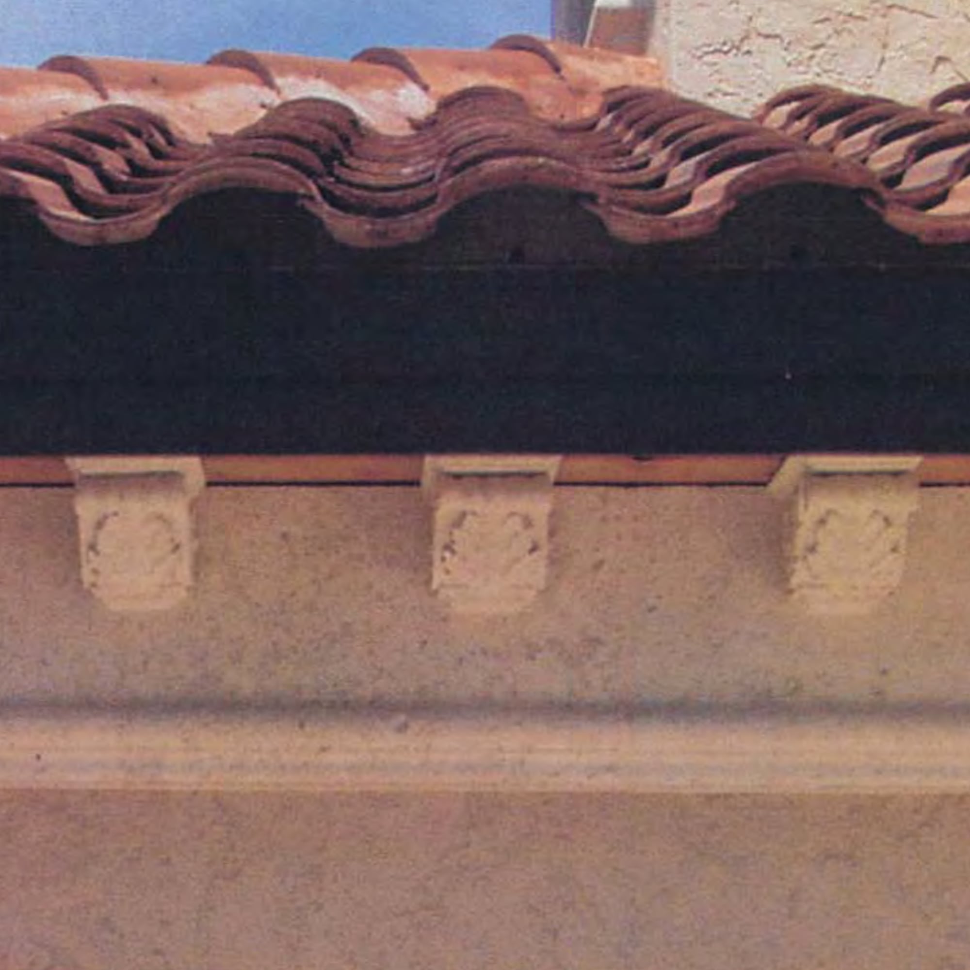 Corbels Under a Stone Roof