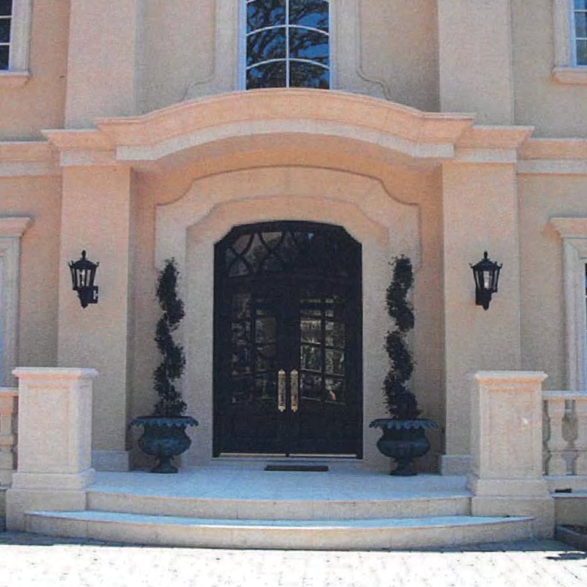 Molding on a Grand Entryway