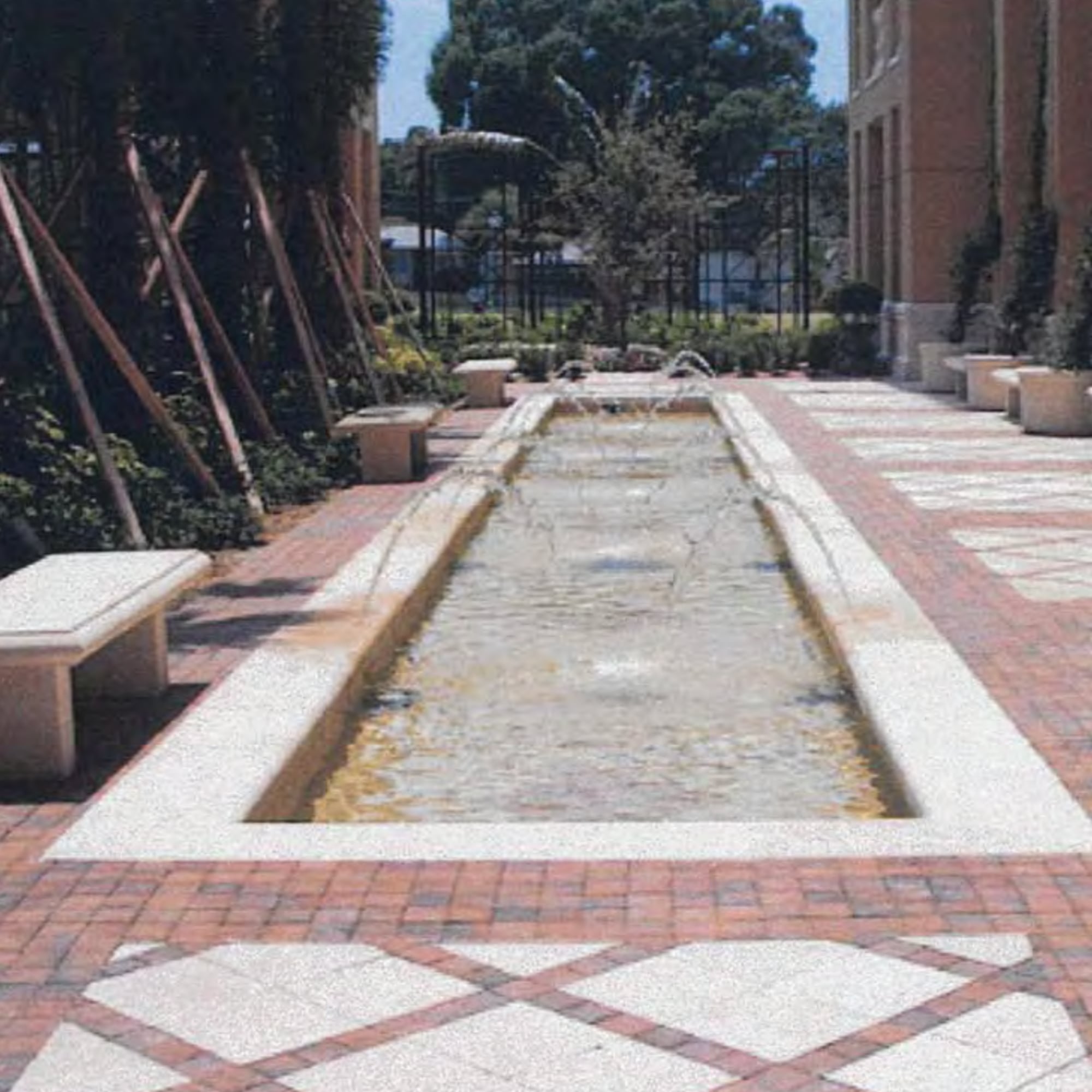 Coping Around a Fountain