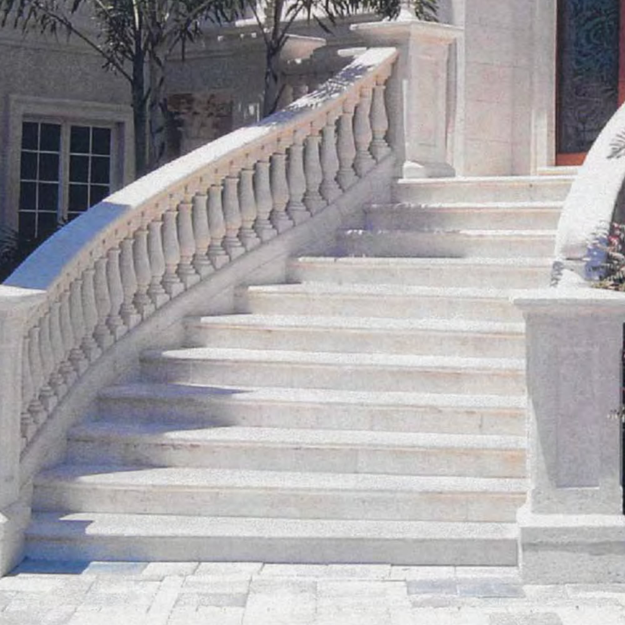 Stair Tread on a Grand Staircase